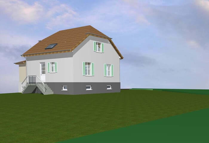 Plan 3D Wuenheim maison anée 30 - ERBAT 