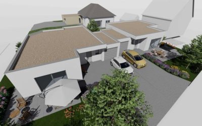 À vendre : Terrain + projet de maison de plain-pied à Oberhergheim